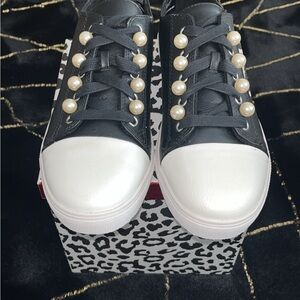 Mossimo Supply Co. Black Pearl-Accent Sneakers